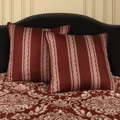 Ashley Royal Court Lazia Euro Sham In Red