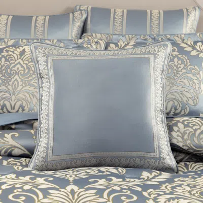 Ashley Royal Court Lorenzo 18" Square Throw Pillow In Gray