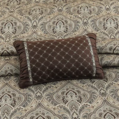 Ashley Royal Court Maren Boudoir Throw Pillow In Brown