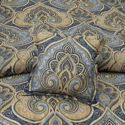 Ashley Royal Court Messina Square Throw Pillow In Blue