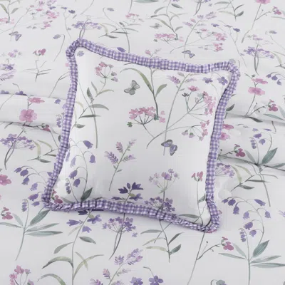 Ashley Royal Court Nola Square Throw Pillow In Purple