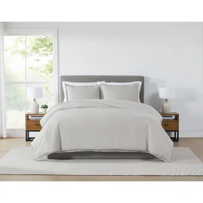 Ashley Royal Velvet Olivia 3-piece Full/queen Duvet Set In Gray
