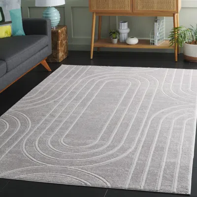 Ashley Safavieh Archway Berlind 6' 7" X Square Area Rug In Gray