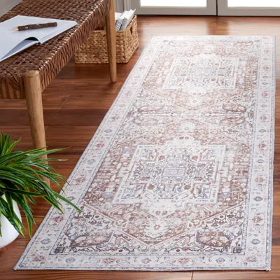 Ashley Safavieh Arizona 2' 6" X 6' Runner Rug In Brown