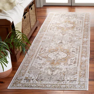Ashley Safavieh Arizona 2' 6" X 8' Runner Rug In Animal Print