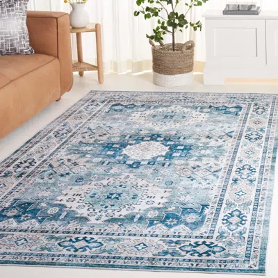 Ashley Safavieh Arizona 6' X 9' Area Rug In Blue
