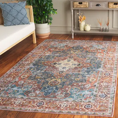 Ashley Safavieh Arizona 6' X Square Area Rug In Brown