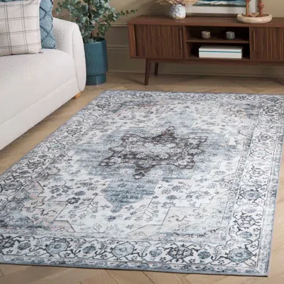 Ashley Safavieh Arizona 6' X Square Area Rug In Blue