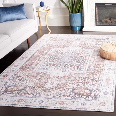 Ashley Safavieh Arizona 7' X Square Area Rug In Brown