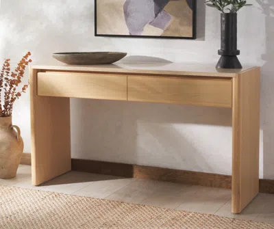 Ashley Safavieh Bellarose Console Table In Brown
