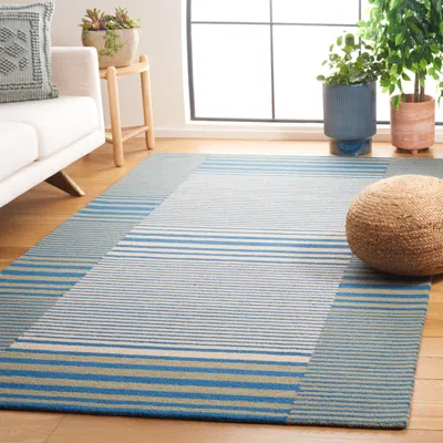 Ashley Safavieh Genre Linnie 5' X 8' Area Rug In Blue