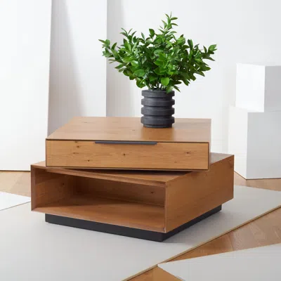 Ashley Safavieh Geraldo Coffee Table In Brown