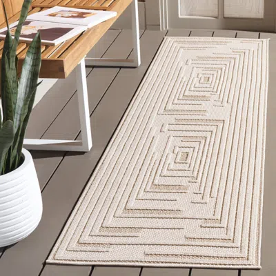 Ashley Safavieh Global 2' 2" X 8' Runner Rug In Neutral