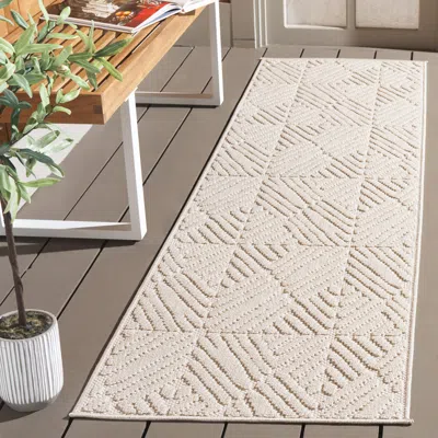Ashley Safavieh Global 6' 7" X Round Area Rug In Neutral