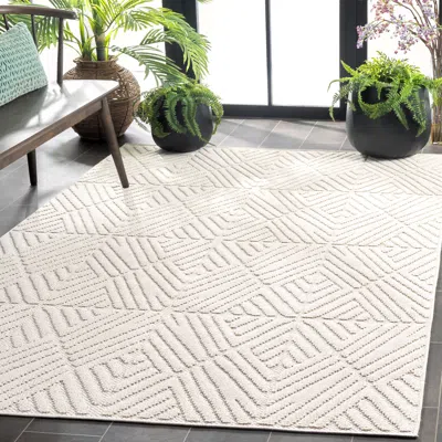 Ashley Safavieh Global 6' 7" X Square Area Rug In White