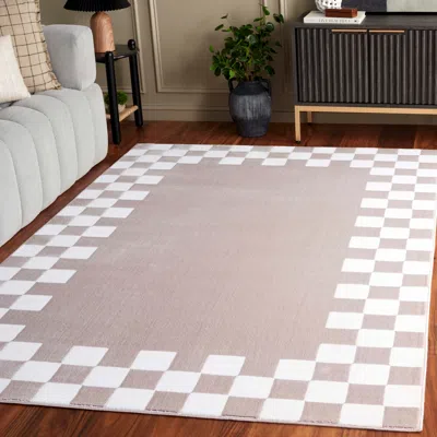 Ashley Safavieh Groove 6' 7" X Square Area Rug In Purple