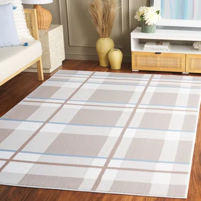 Ashley Safavieh Groove 6' 7" X Square Area Rug In Pink