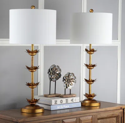 Ashley Safavieh Lani Table Lamp (set Of 2) In Gold