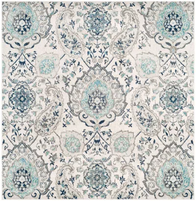 Ashley Safavieh Madison Aisha 3' X Square Area Rug In Blue