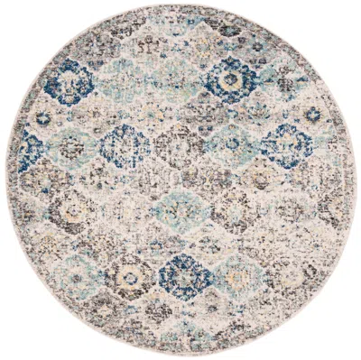 Ashley Safavieh Madison Franya 3' X Round Area Rug In Gray