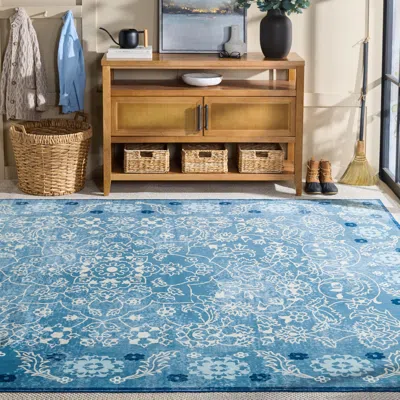 Ashley Safavieh Martha Stewart Narmila 4' X 6' Accent Rug In Blue