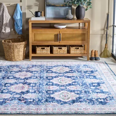 Ashley Safavieh Martha Stewart Narumi 3' X 5' Accent Rug In Blue