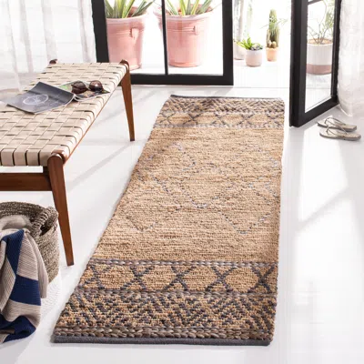 Ashley Safavieh Natural Fiber 2'-3 X 8' Runner In Brown