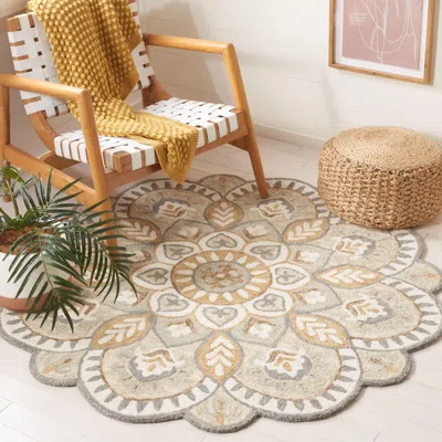 Ashley Safavieh Novelty Collection Urtza 5' X Round Rug In Multi