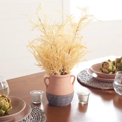 Ashley Safavieh Potted Faux Wheat Plant In Brown