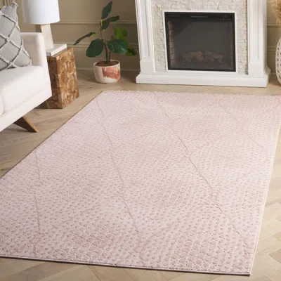 Ashley Safavieh Revive 6' 7" X Square Area Rug In Pink