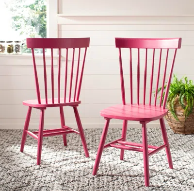 Ashley Safavieh Robbin Dining Chairs (set Of 2) In Multi