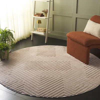 Ashley Safavieh Selena Catrin 6' 7" X Round Area Rug In Multi