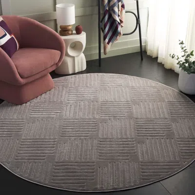 Ashley Safavieh Selena Margreth 6' 7" X Square Area Rug In Gray