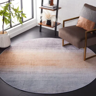 Ashley Safavieh Tacoma 8' X Round Area Rug In Gray