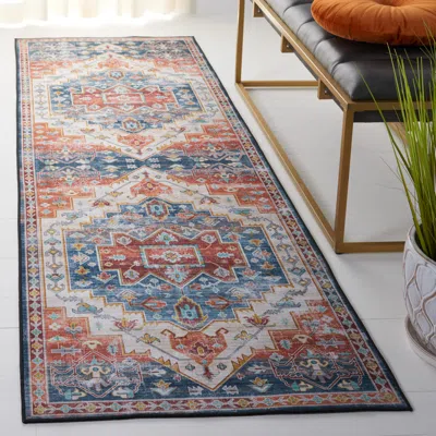Ashley Safavieh Tucson 2' 6" X 12' Runner Rug In Multi