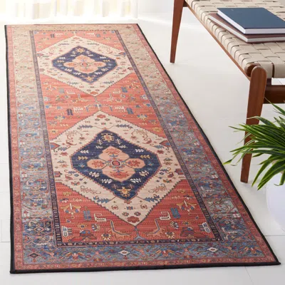 Ashley Safavieh Tucson 2' 6" X 6' Runner Rug In Multi