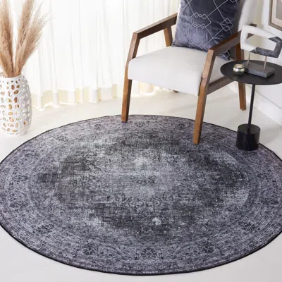 Ashley Safavieh Tucson 4' X Round Area Rug In Multi