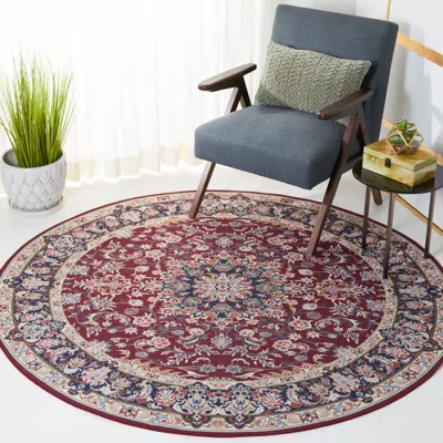 Ashley Safavieh Tucson 4' X Round Area Rug In Multi