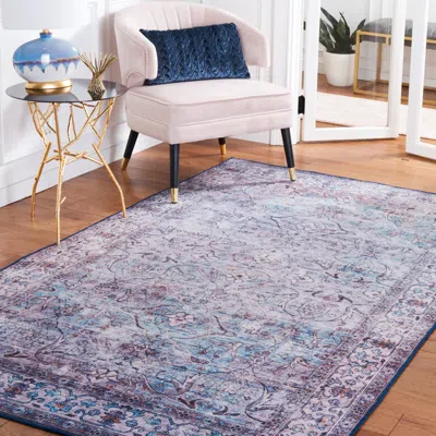 Ashley Safavieh Tucson 5' X 8' Area Rug In Blue