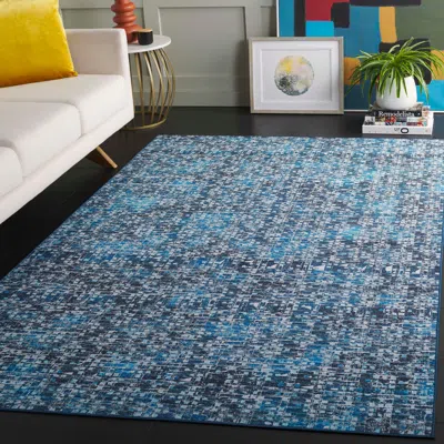 Ashley Safavieh Tucson 5' X 8' Area Rug In Blue