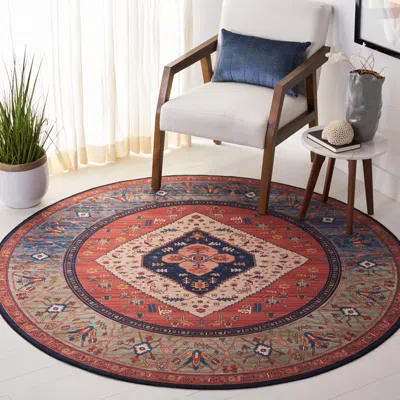 Ashley Safavieh Tucson 6' X Round Area Rug In Multi
