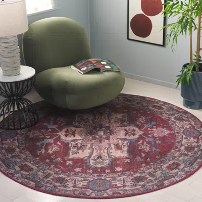 Ashley Safavieh Tucson 6' X Round Area Rug In Multi