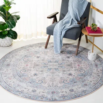 Ashley Safavieh Tucson 6' X Round Area Rug In Multi