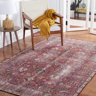 Ashley Safavieh Tucson 6' X Square Area Rug In Animal Print