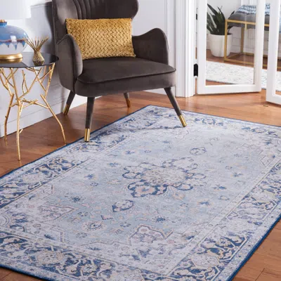 Ashley Safavieh Tucson 8' X 10' Area Rug In Blue