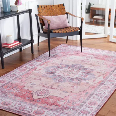 Ashley Safavieh Tucson 8' X 10' Area Rug In Pink