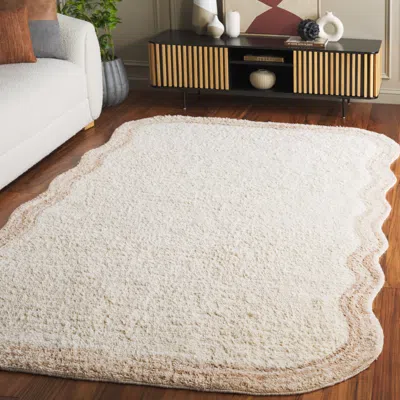 Ashley Safavieh Vermont Collection Oceane 6' X Round Rug In Neutral