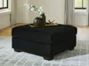 Ashley Simplejoy Oversized Accent Ottoman In Black