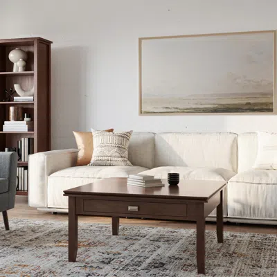 Ashley Simpli Home Artisan Coffee Table In Brown