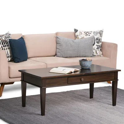 Ashley Simpli Home Carlton Coffee Table In Brown